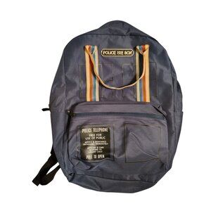 Doctor Who Thirteenth Doctor Tardis Double Handle Backpack Hot Topic Police Call